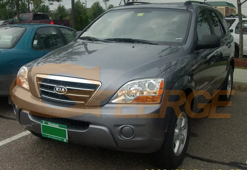 For Kia Sorento I BL Facelift 2006 2007 2008 2009 Excellent Ultra Bright CCFL Angel Eyes Halo Rings Kit Car Accessories