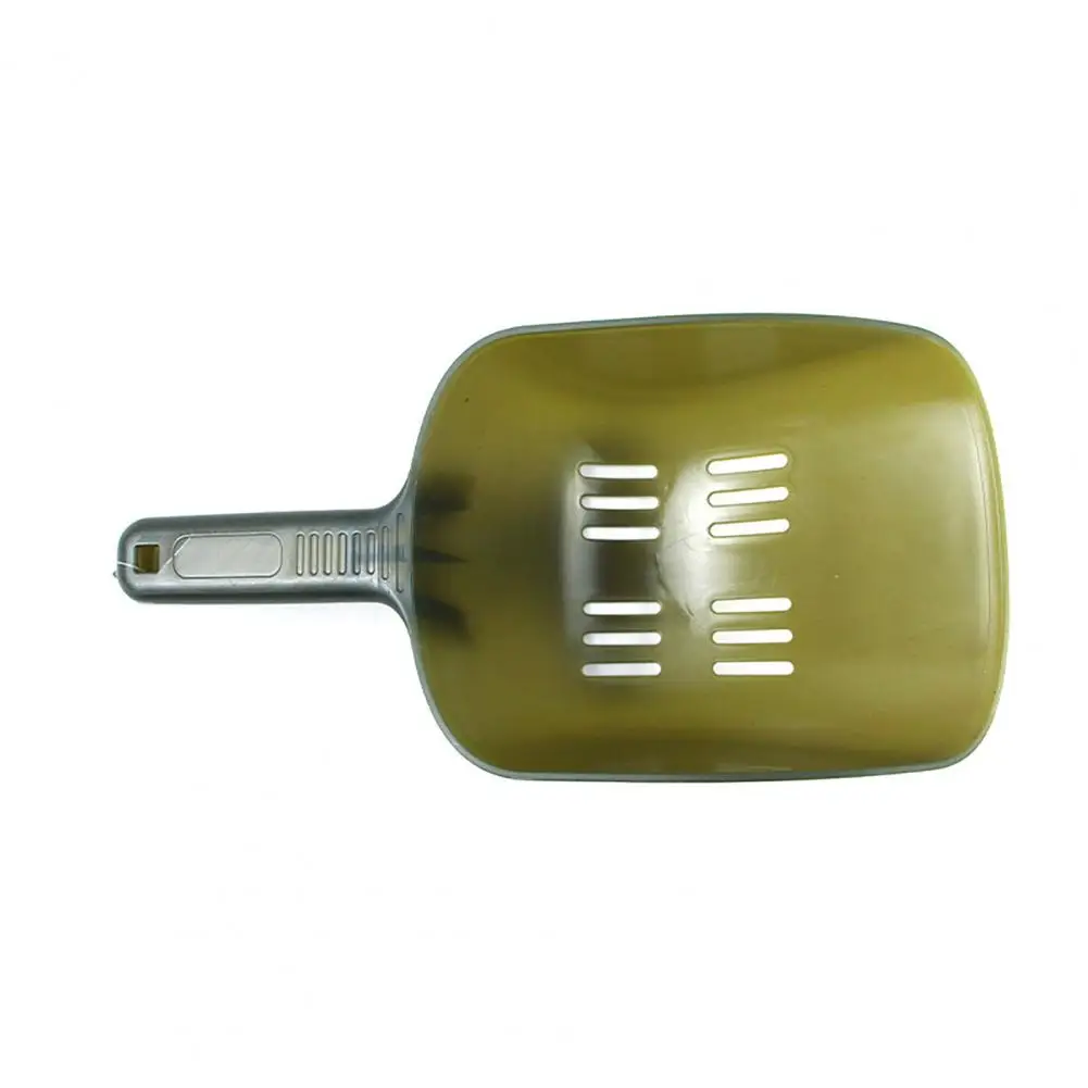 Portable Carp Fishing Bait Shovel With Drainage Holes Ergonomic Handle Lure Throwing Spoon Wear Resistant Fishing Accessories