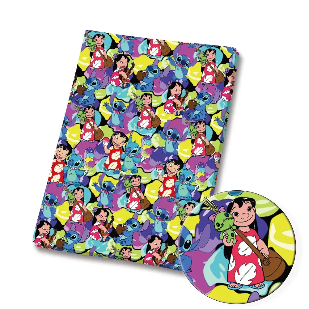 disney fabric 140x50CM Cartoon cotton fabric Patchwork Tissue Kid Home Textile Sewing Doll Dress Curtain Polyester cotton Fabric