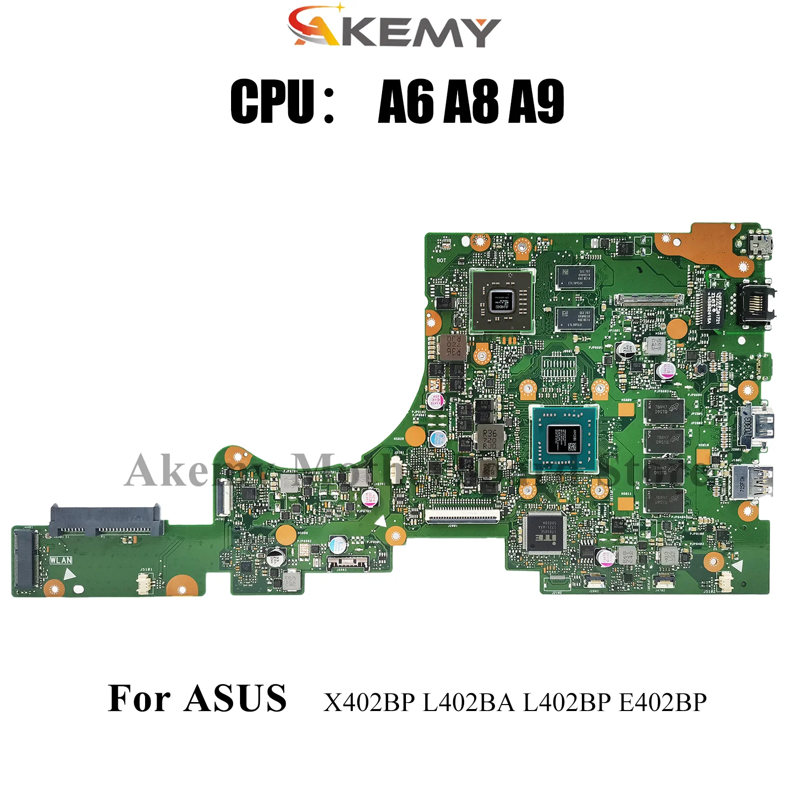 

E402BP Материнская плата для ноутбука ASUS EeeBook X402BP L402BA L402BP E402BP X402BA E402B Материнская плата с процессором A6 A8 A9 ОК быстрая доставка
