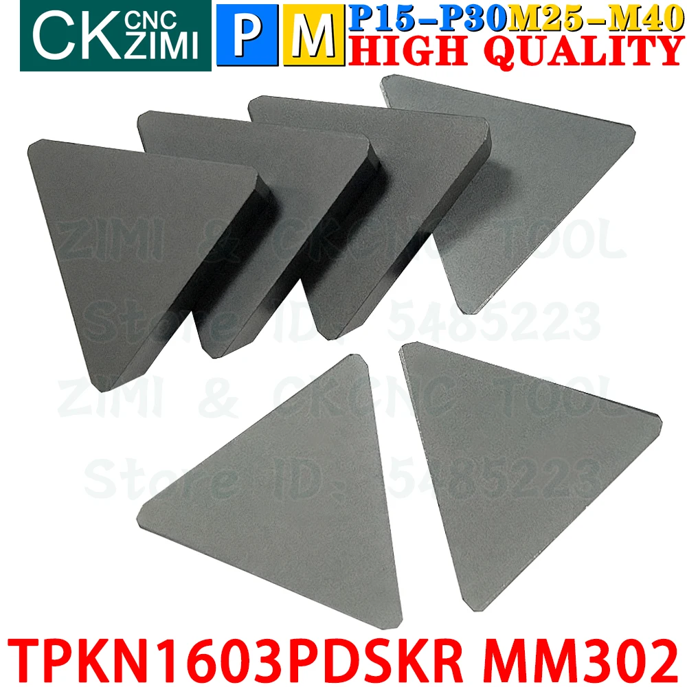 TPKN1603PDSKR MM302 TPKN 1603 PDSKR MM302 carbide inserts milling inserts tool CNC Indexable Cutting Turning cutter lathe Tool