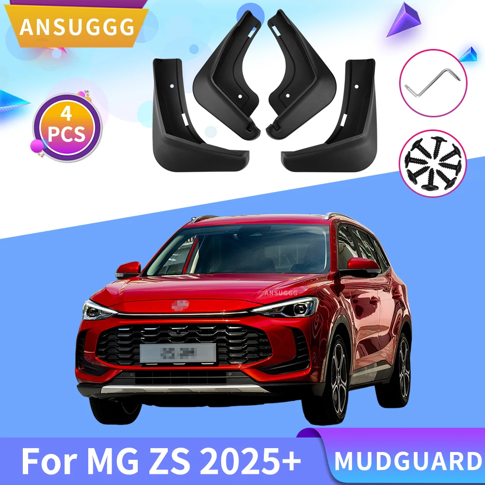 

Mudguard For MG ZS 2025 2026 Mud Flaps Splash Guards MudFlap Car Accessories Front Rear Wheels Fender 4Pcs
