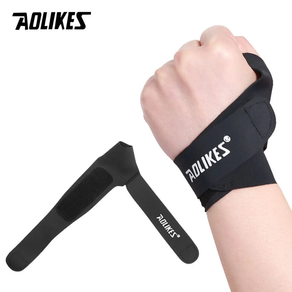 AOLIKES 1PCS Wrist Thumb Brace Ultra-thin Compression Wrist Straps Thumb Support for Tendonitis,Carpal Tunnel Arthritis