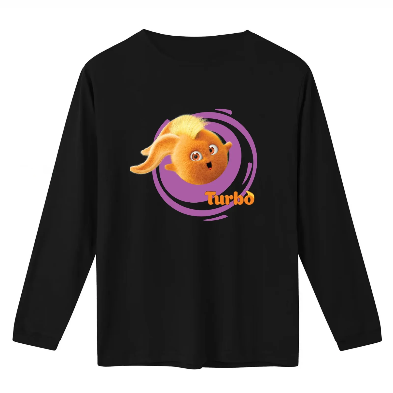 Sunny Bunnies - Turbo Swirl! T-Shirt Summer Casual Cotton Tee Oversized Streetwear Tops Vintage Graphic Print 100% Cotton