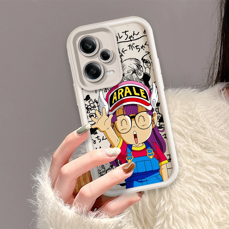 Anime Arales Dr Slumps Cute Eye Ladder For Xiaomi Redmi Note 13 12 12C 11 11S 10 10C 10A 9C 9A Pro 5G Funda Phone Case