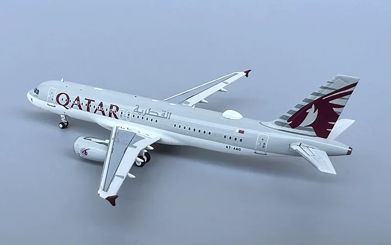 Diecast 1:400 Scale 52319 Qatar A320 Laffan A7-AAG Aircraft Model Adult Fans Collectible Souvenir Gifts