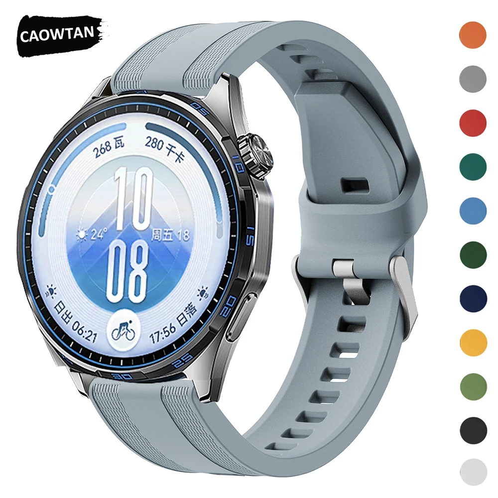 Strap for Huawei Watch GT7 GT7Pro GT6 GT5 4 Pro 46mm Sport Silicone 22mm Band Bracelet for Redmi Watch 5 3 Active/Lite Wristband