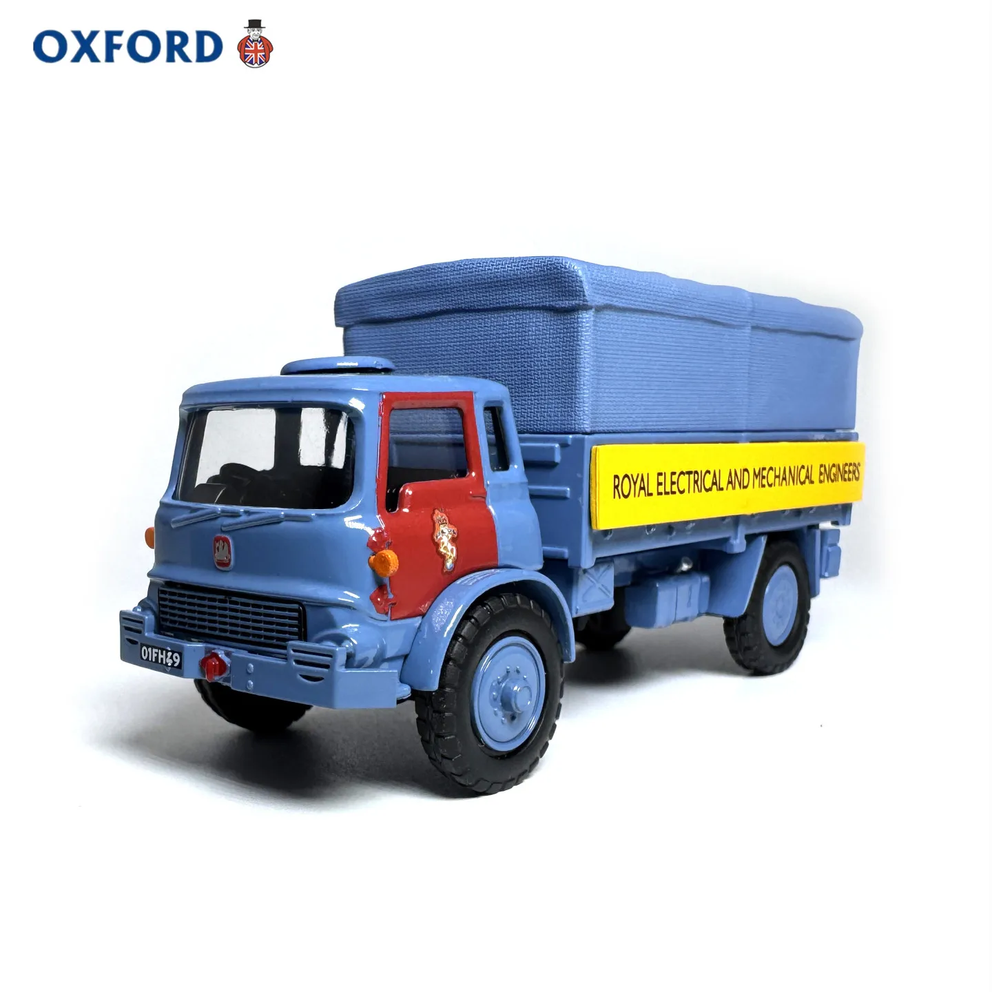 Diecast OXFORD 1/76 Scale Bedford MK British Army Transport Vehicle World War II Military Alloy Car Model