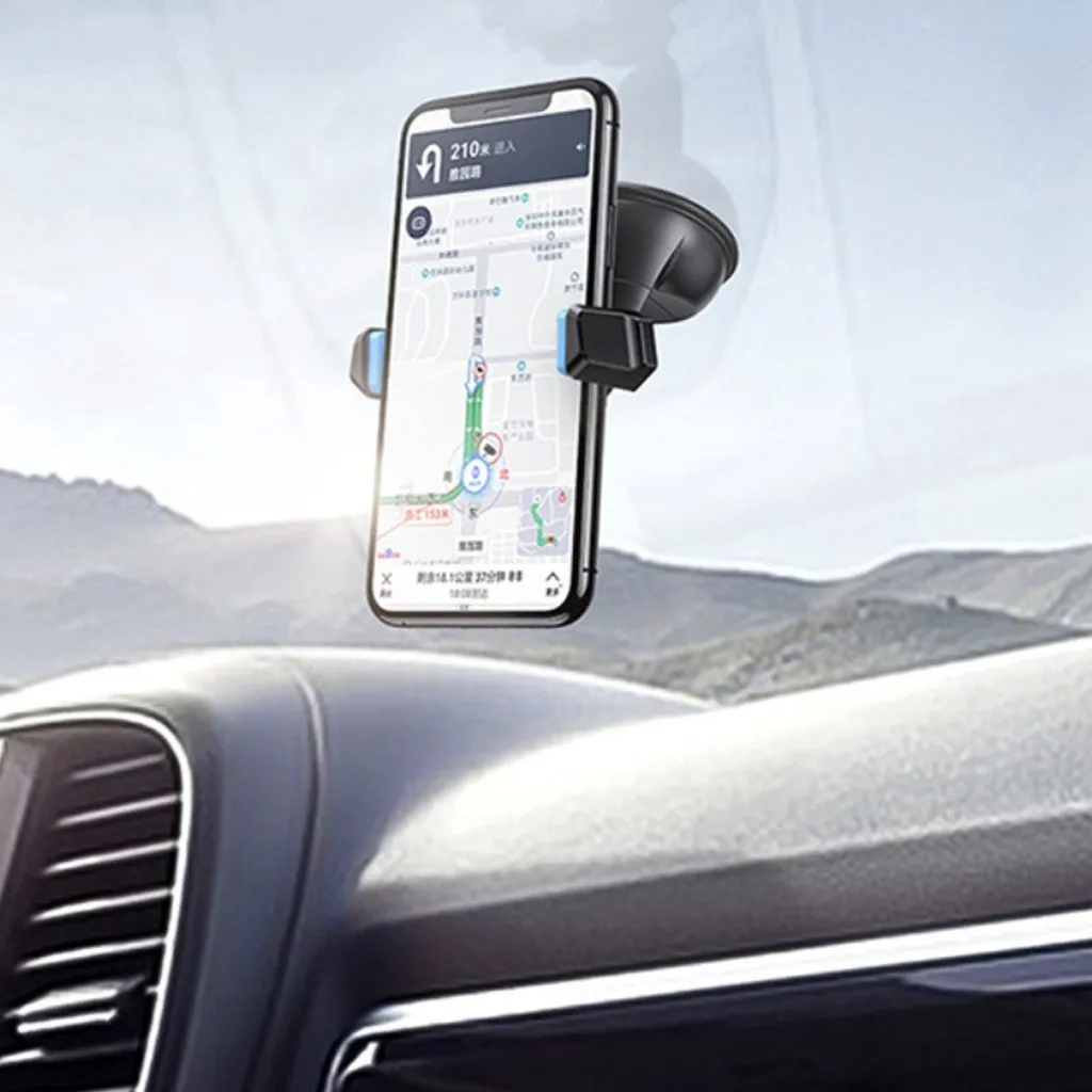 Suporte para Celular no Carro Universal com Trava Automática, Fixação Forte, Ajuste Fácil e Seguro para Todos os Smartphones
