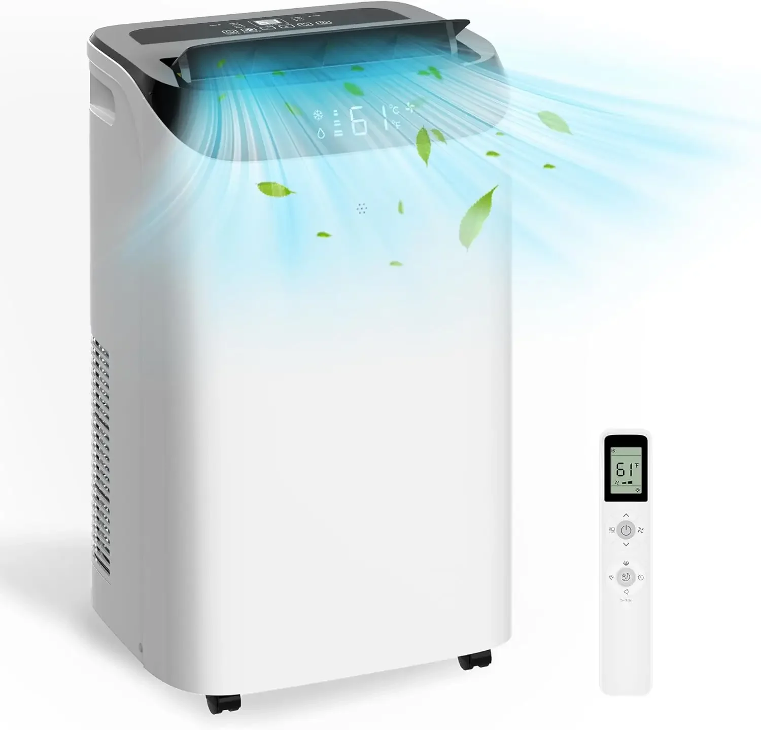 12,000 BTU Portable Air Conditioner Cools Up to 500 Sq.Ft, 3-IN-1 Energy Efficient Portable AC Unit with Remote Control & Instal