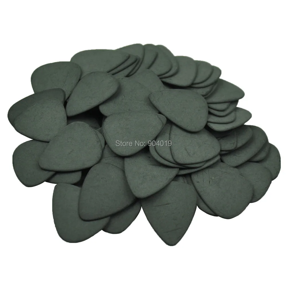 50pcs Heavy 1mm 351 Delrin Guitar Picks Plectrums Black