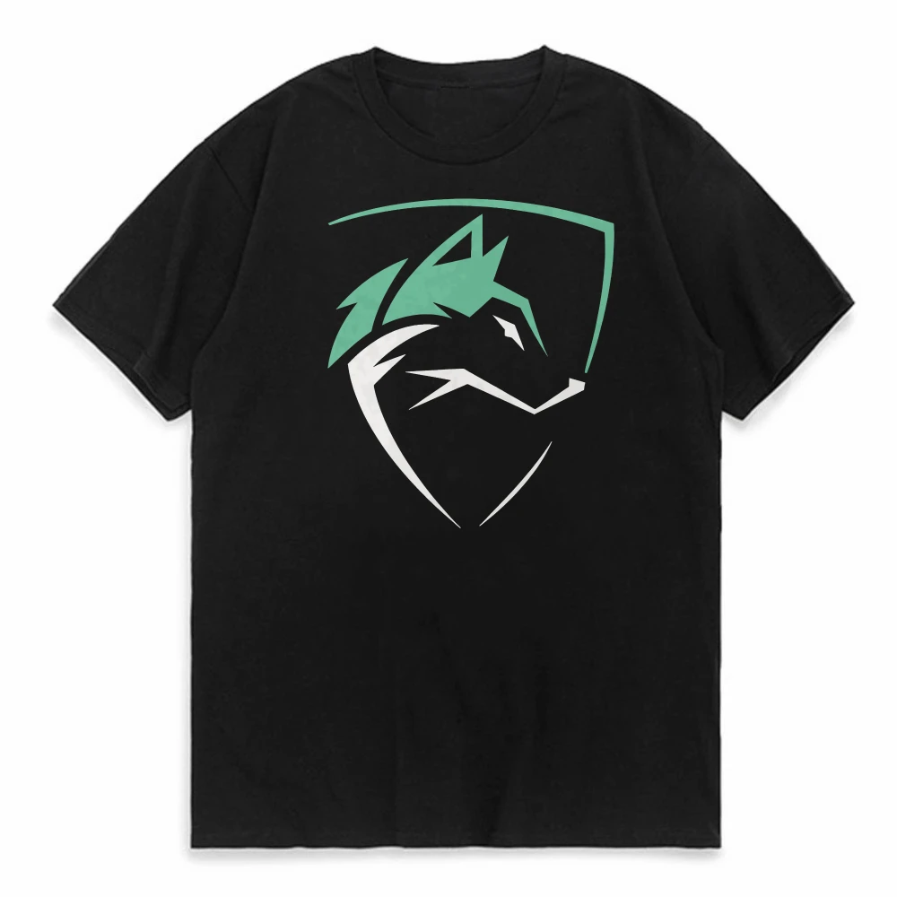 Wolf Head Shield Design T-shirt fashion Graphic tshirt Men Women causal Short Sleeve tee Men's Sportswear Style top tees