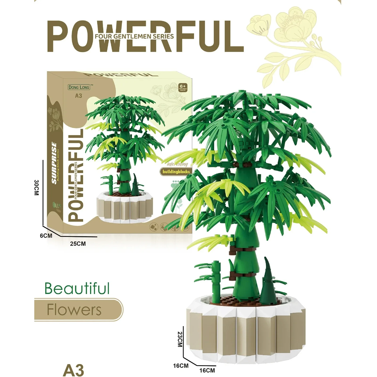 MOC Building Blocks Orchid ดอกไม้ช่อดอกไม้บล็อกพืชบอนไซอิฐโรแมนติก DIY บ้านตกแต่งของเล่นสําหรับของขวัญเด็ก