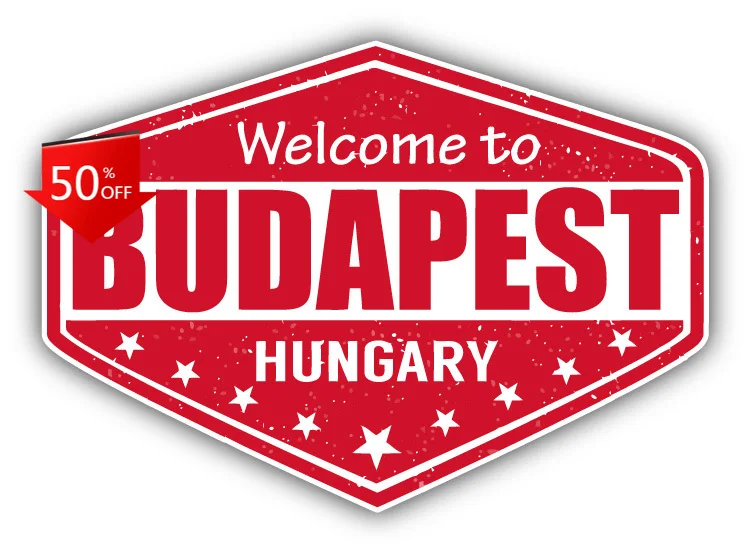 

Budapest City Hungary Grunge Funny Car Laptop Window Bumper Waterproof Vinyl Decal Accessory Cool Unique Funny Cool Vintage