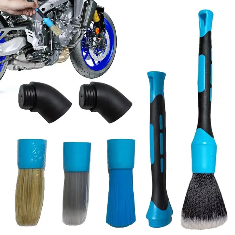 

Car Detailing Brush Set Car Cleaning Brushes Ultra Soft Auto Air Vent Brush Set Auto Boar Hair Car Detail Brush Kit For Car