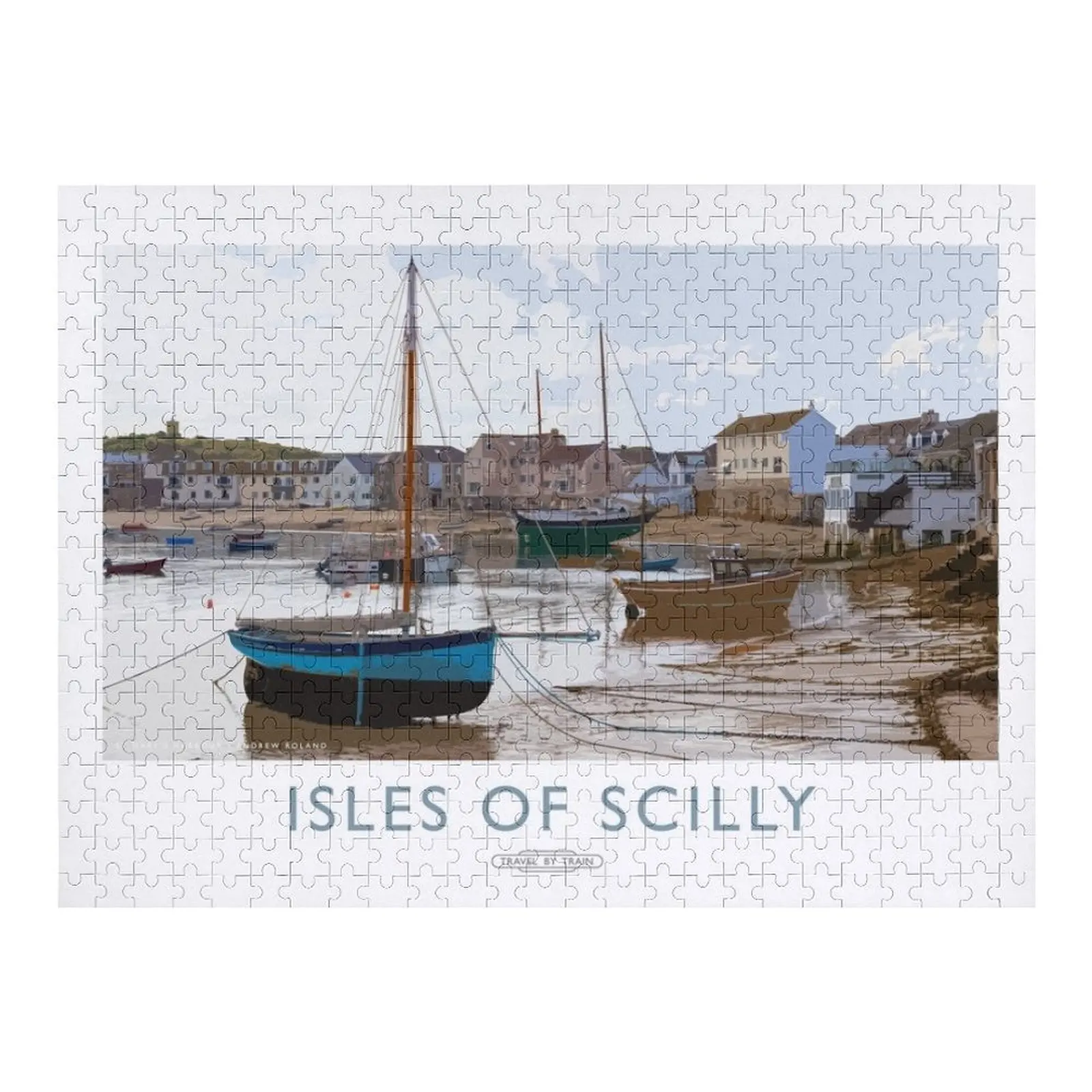 

Isles of Scilly Jigsaw Puzzle Personalized Baby Toy Personalized Toys Wood Photo Personalized Puzzle