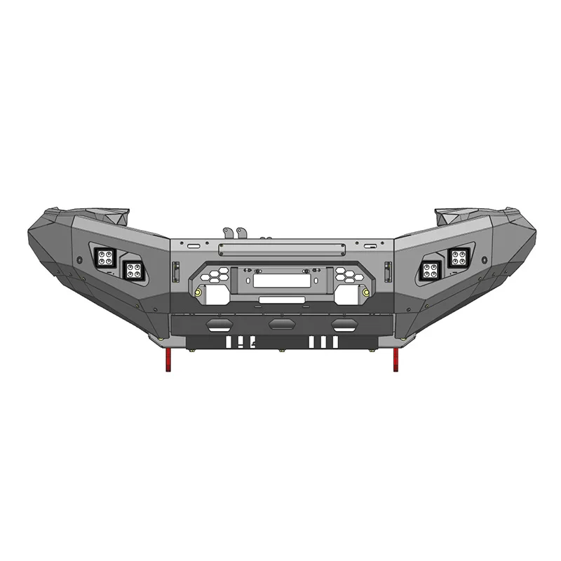 

Steel Front Bull Bar For Toyota Hilux Rocoo 2021+ 4x4 High Quality New Easy Protective Front Bumper Accessory Replacement