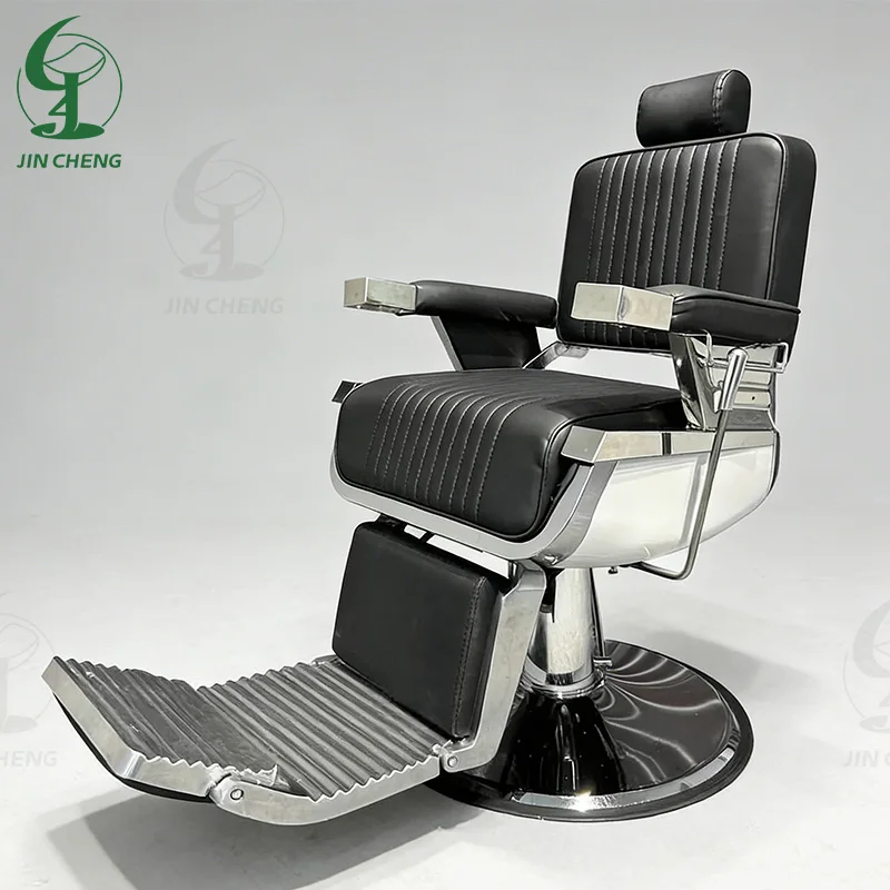 Jincheng Wholesale High Quality Comfortable Salon Tattoo Massage Sponge Leather Hairdressing Salon Barber Shop Chair