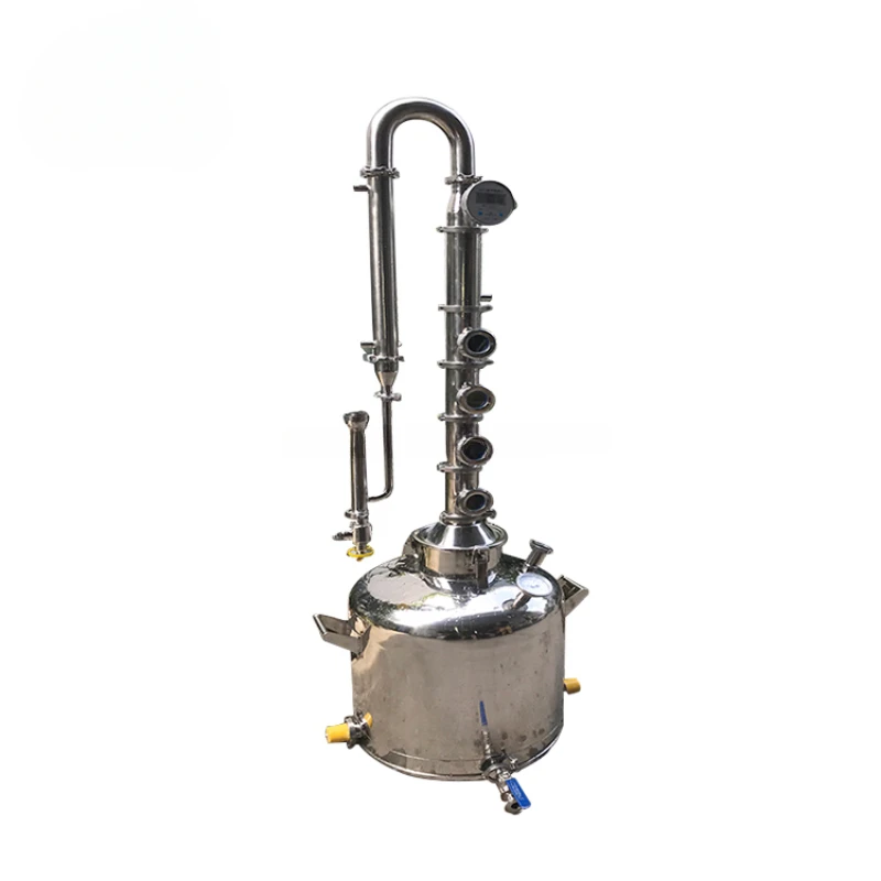 

50L 100L 200L Home copper gin still distillery/distillation equipment for sale