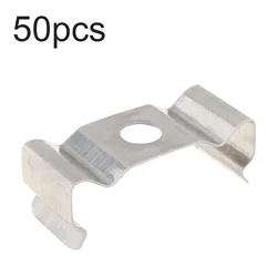 50pcs T5 Clips Holder Bracket Fixture Mounting Brackets Holder for Lamp Socket / Ceiling Lamp / Light Fixture