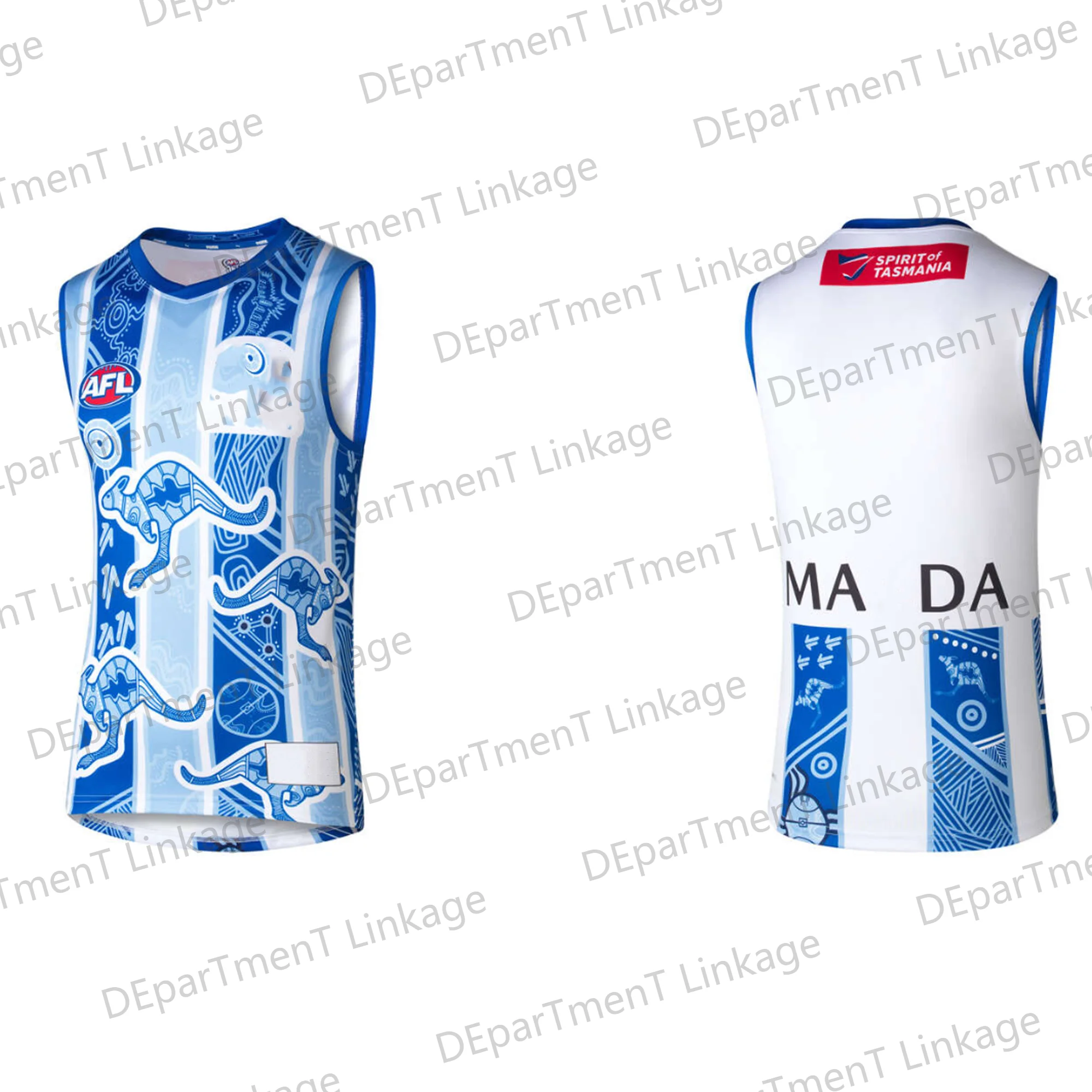 2024 New Arriavl Summer A.F.L North Melbourne Kangaroos 2024 Indigenous Guernsey Jersey Oversized loose Vest For Adult/Kids Kit