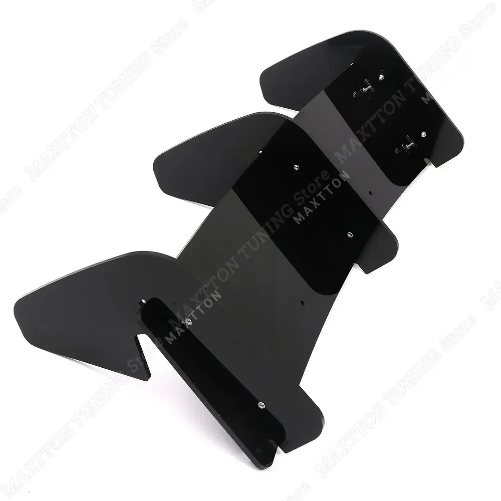 For VW Polo MK5 GTI 3 Fins Rear Bumper Diffuser Spoiler Splitter Polo 5 MK5 GTI 6R 6C 2/4 Door BodyKits Tuning 2010-2018 Mod