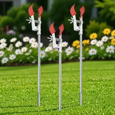 

3pcs Red Flask Clamps Lab Accessories for Beakers Test Tubes Holder Laboratory Equipment Supplies