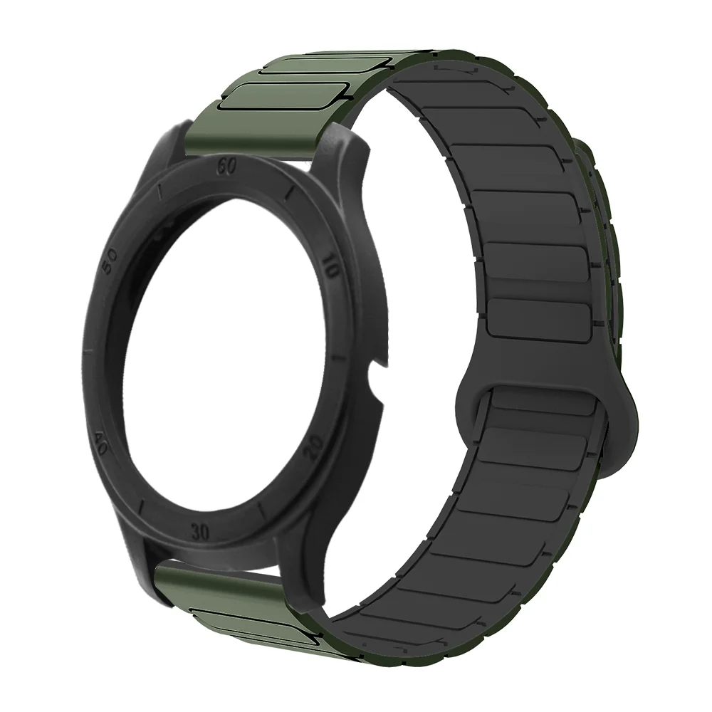 

22mm Magnetic WristBand For Huawei Watch GT Cyber Armor Style Quick Release Durable Silicone Smart Watch Strap For Men Women