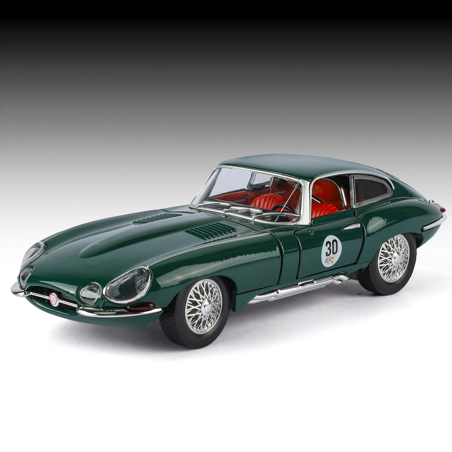 1:24 Jaguar E-Type High Simulation Scale Metal Model Car Great