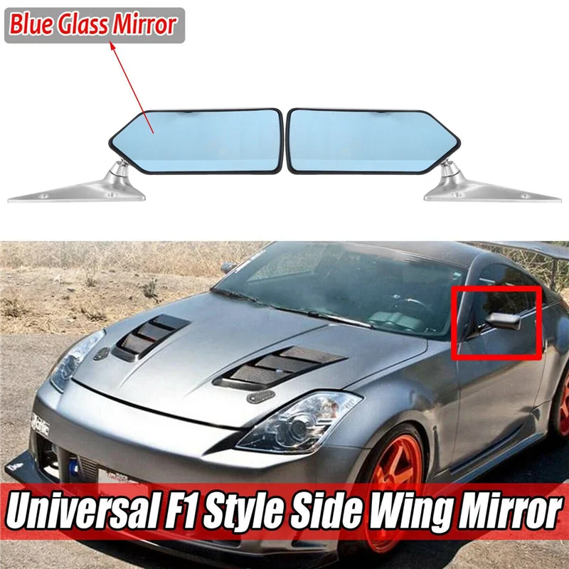 

A20K-1Set Car Rear View Mirror F1 Rear Mirror Racing Universal Side Mirror F1 Style Rear View Mirror