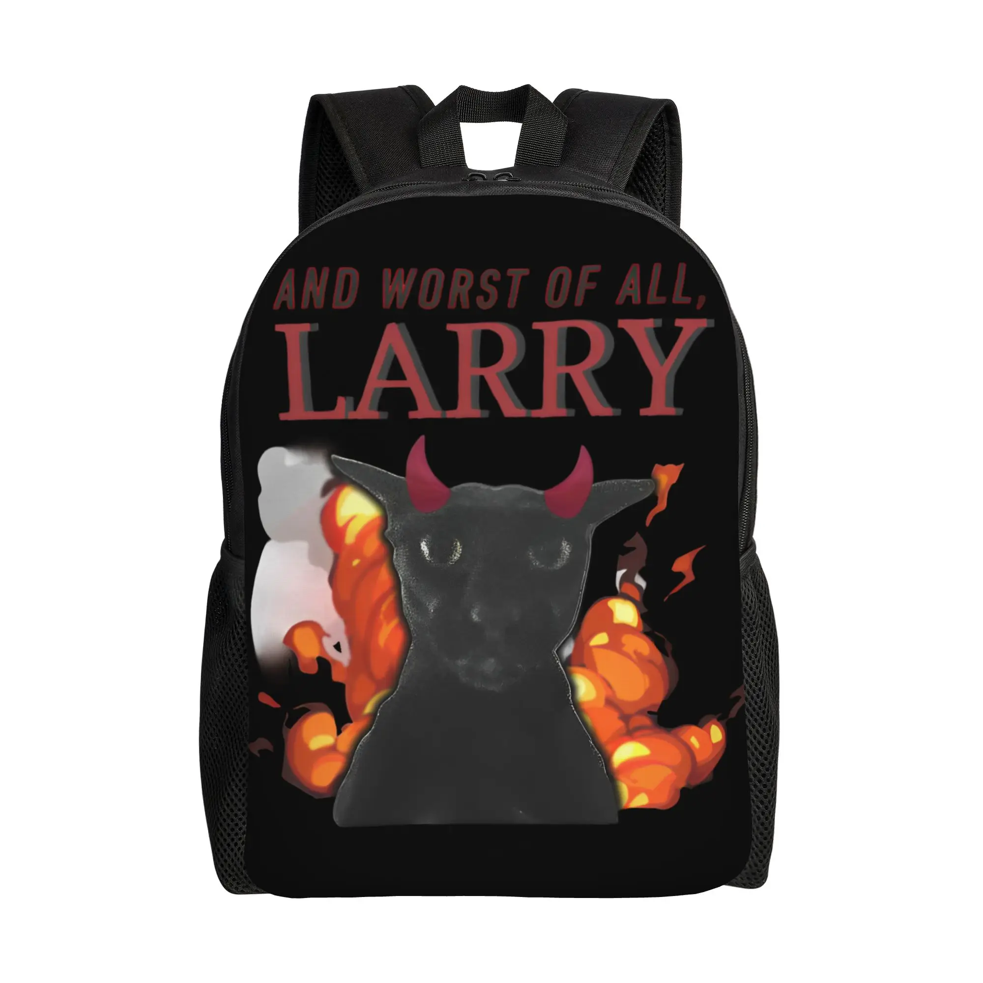 

Забавный рюкзак с мемом Evil Larry Cat Dank Brainrot для мужчин и женщин, стильный повседневный рюкзак для школы и работы, сумка через плечо для колледжа, подарок