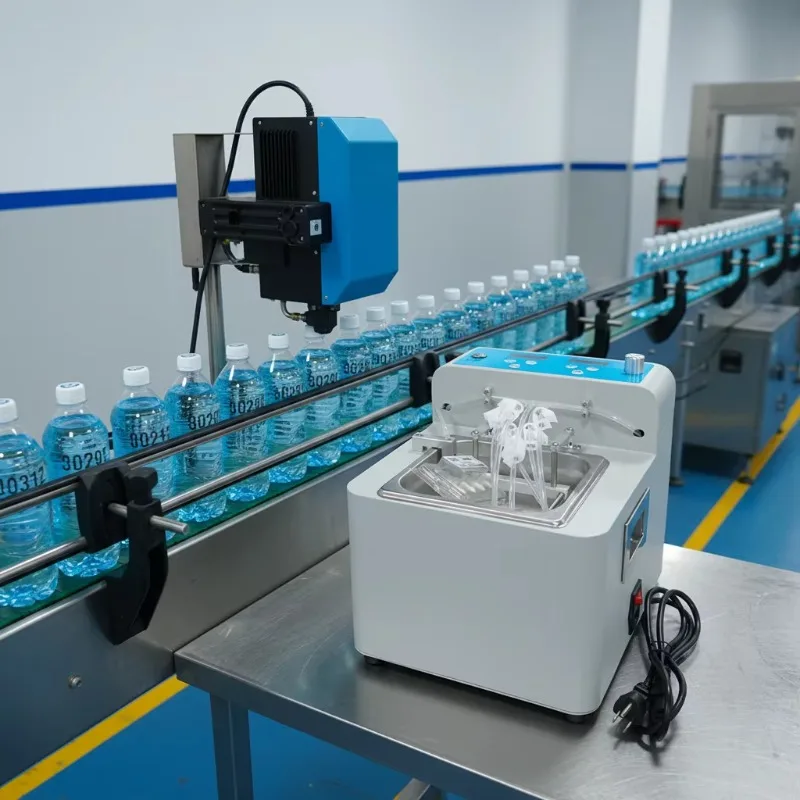 Electric New Commercial Industrial Tabletop Ultrasonic Cleaning Machine Automatic Degas Function Powder Coated Steel