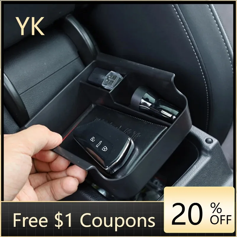 

ABS Car Central Control Armrest Box Storage Box Car Door Storage Box Interior Car Accessrories For Volkswagen VW Golf 8