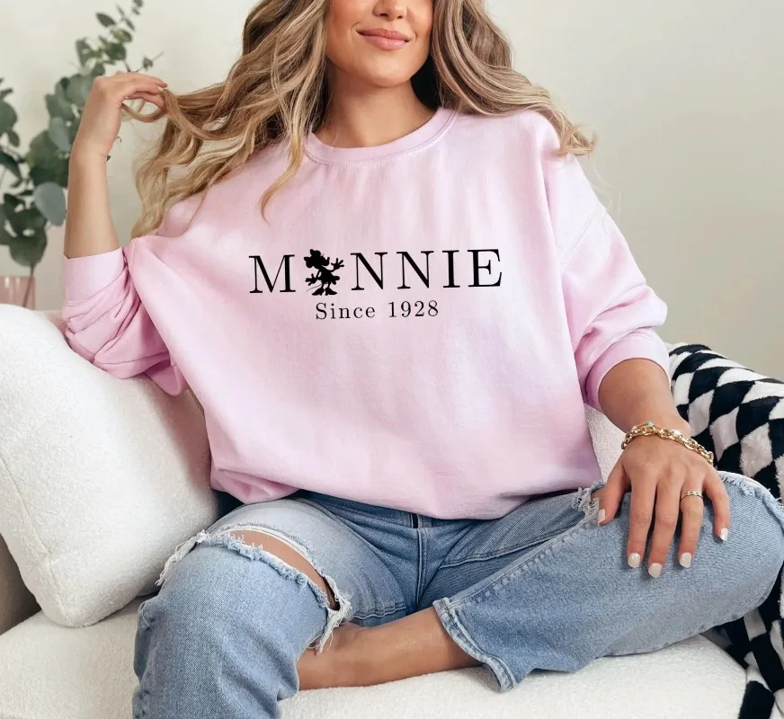 سويت شيرت ريترو ميني ماوس سويت شيرت ميني عتيق من ديزني لاند ميني سويت شيرت ديزني عطلة مملكة سحرية #2