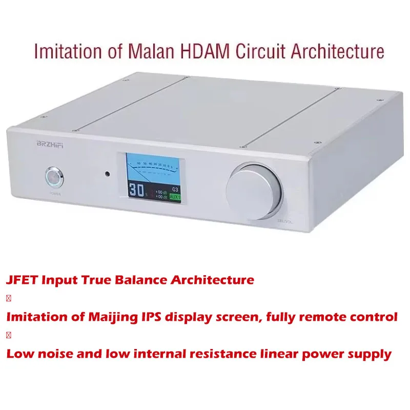 AIYIMA SMSL 1:1 Реплика Malan HDAM Circuit HI-END Полностью балансный предусилитель с дистанционным управлением Hi-Fi предусилитель Аудио