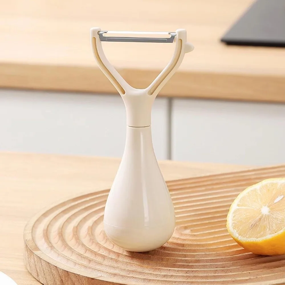 New 2-in-1 Tumbler Vegetable Peeler Ergonomic Multi-functional Fruit Peeler Kitchen Shredder For Fruit and Vegetable