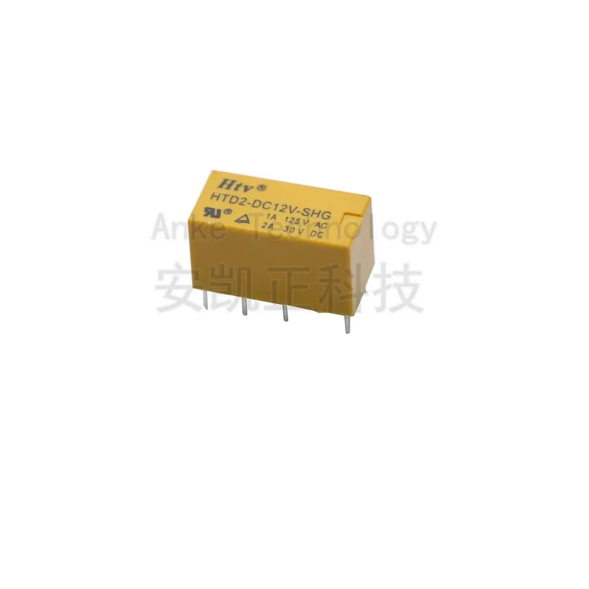 4078 small relay HTD2-DC5V 12V 24V-SHG 2A 8 pins, two groups of conversion, can replace 19F 5PCS