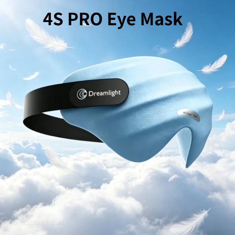 Dreamlight 4S Pro Memory Foam Eye Mask Full Shading Relaxing Sleeping Block Out Light for Sleep Aid Soft Pure Silk Eye Mask New