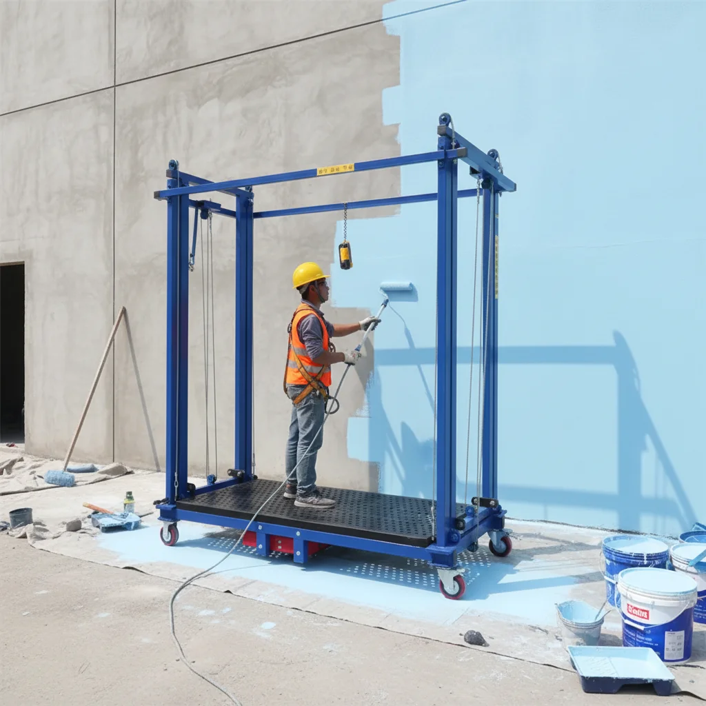 Electric Scaffolding Single Double Mast Optional Electric Working Platform Factory Wholesale Competitive Price For Distributors