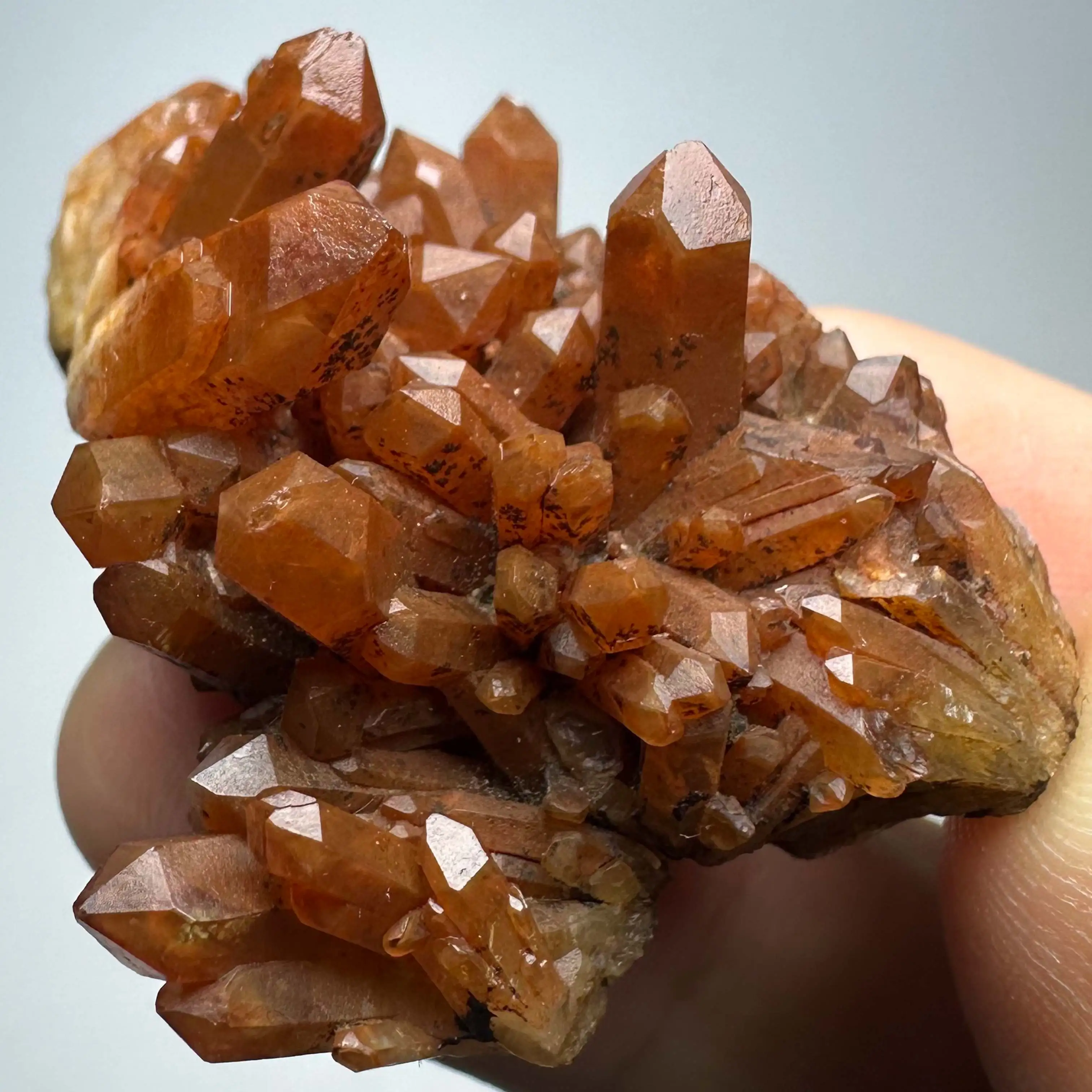 Natural Red crystal cluster Crystal Primitive Stone Cluster,Mineral Sample Repair Stone,Energy Degaussing Gem