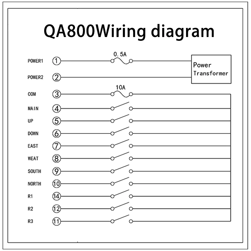 Top QA800 AC/DC 10-24V 36-480V bezprzewodowy przemysłowy pilot zdalnego sterowania przełącznik wciągnik sterowanie radiowe dźwig podnośnik