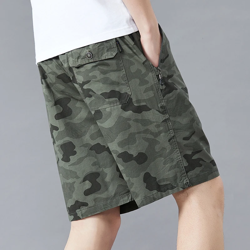 Quality Men\'s Camo Casual Shorts Y2K Print Camouflage Short Pants Summer Male Running Relaxed Fit Plus Size Board Shorts