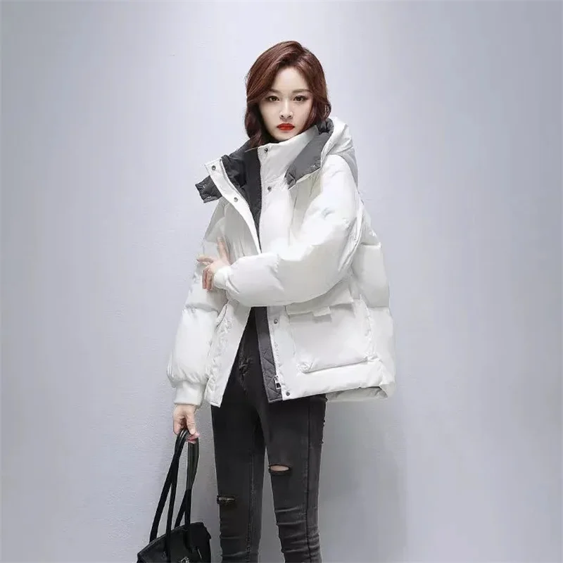 Cotton Jacket Women\'s Korean Edition 2024 Winter New Short Cotton Jacket Cotton Coat Slim Fit New Style For Age Reduction Women