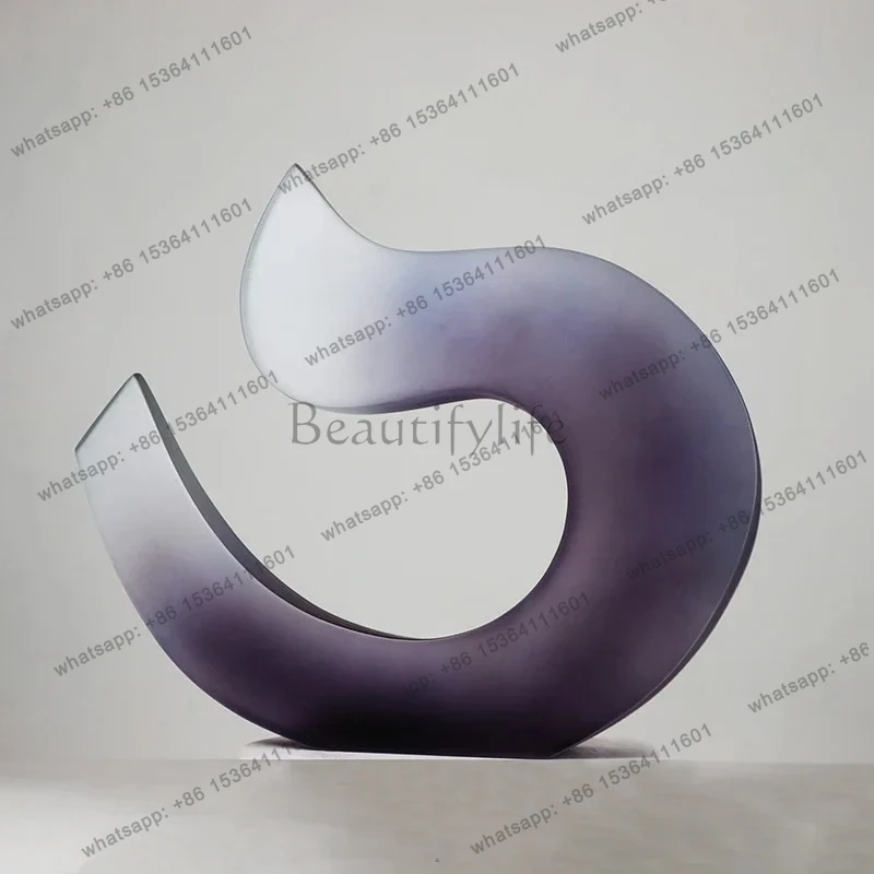 

Sales department lobby Sculpture hotel lobby Large floor-to-ceiling ornaments Corridor Home art decorations