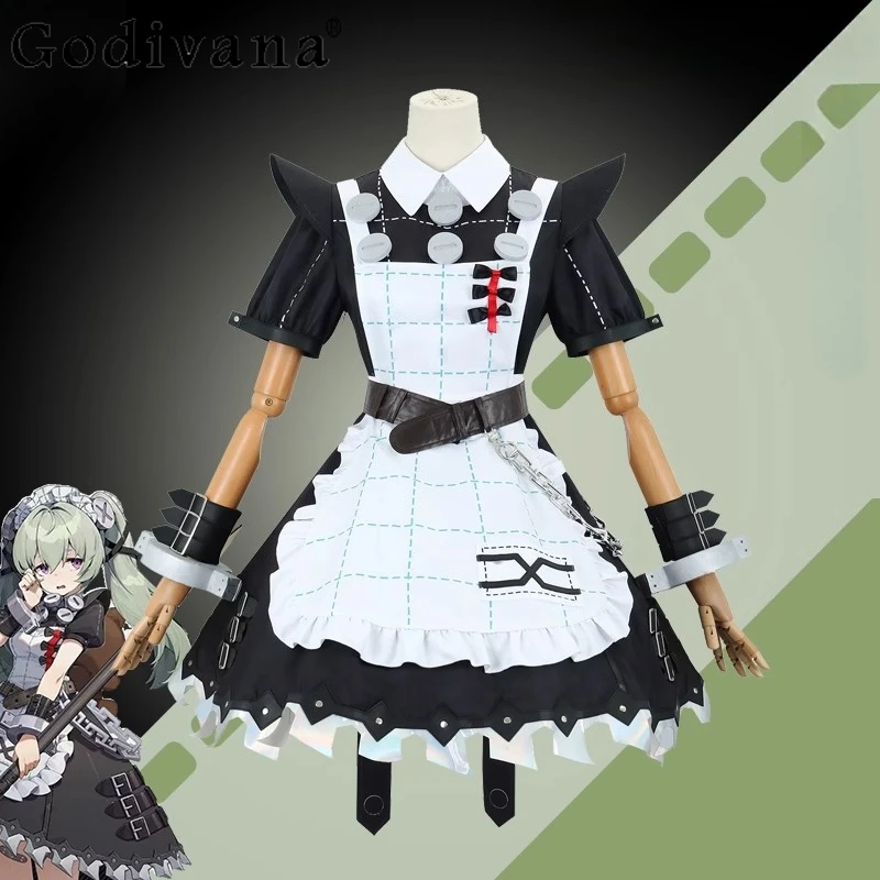 

Zenless Zone Zero Cosplay Dress Full Set Female Uniform Halloween Wigs Dress Carnival Party Role Play for Girls Women