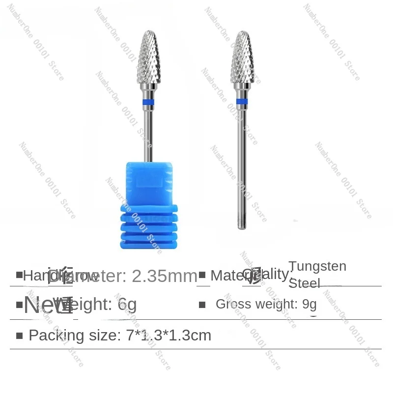 Nail Tungsten Steel Grinding Head Gold and Silver Color Natural Color Electric Sander Drill Tool Polish Nail Remover Fast