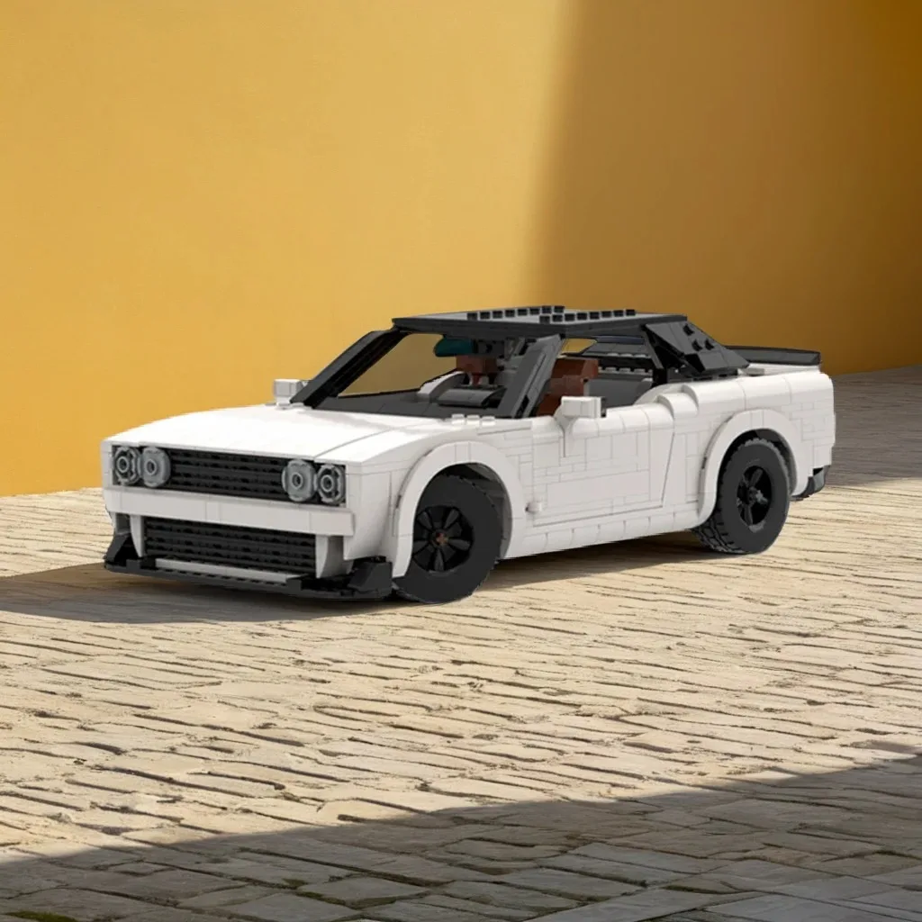 

1141PCS MOC 10295 Dodge Challenger Demon B Model Classic Muscle Car Sports Vehicle Model DIY Building Blocks Birthday Toys Gift