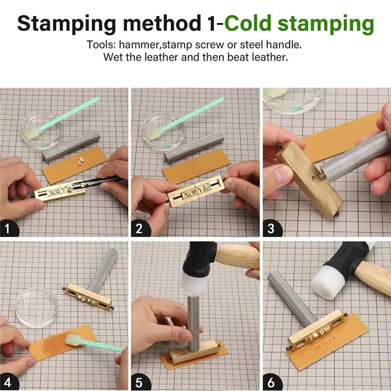 Cost Effective Flexible 83PCS Brass Stamping Tool Set Alphabets Letters Numbers Symbols Characters Molds For Leather Metal