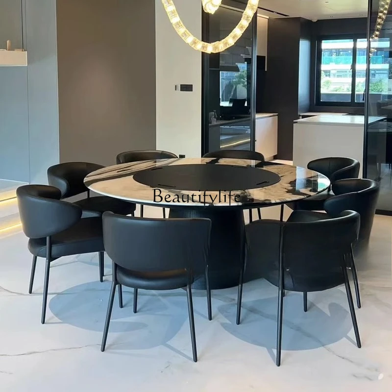 

Italian minimalist solid wood dining table wabi family dining table