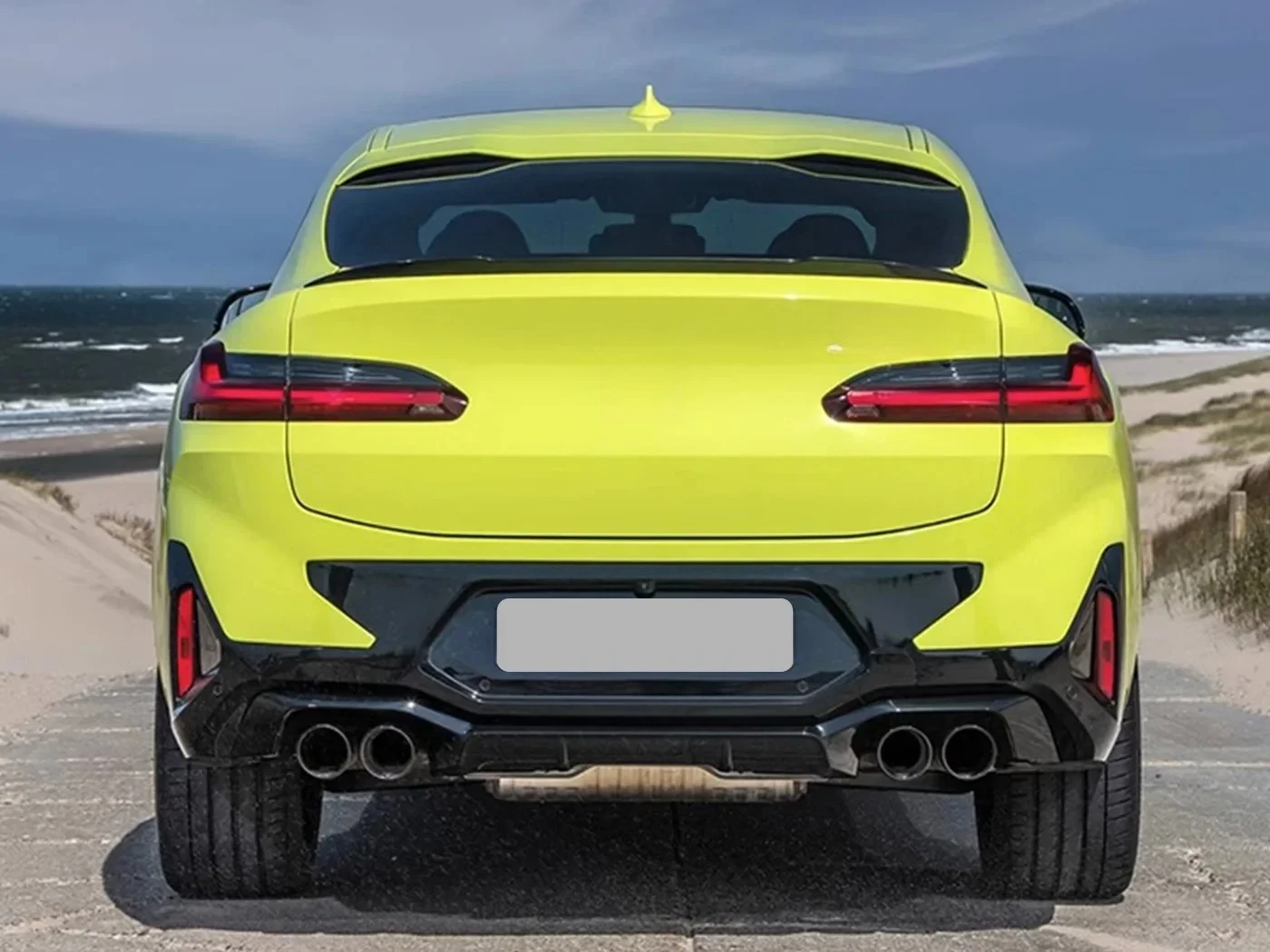 طقم هيكل G02 لـ X4 G02 (2022-2025) ترقية X4M تعديل bodykit X4 upgard إلى المصد الأمامي X4 M